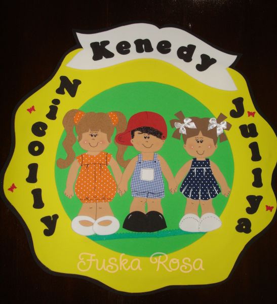 Placa de porta